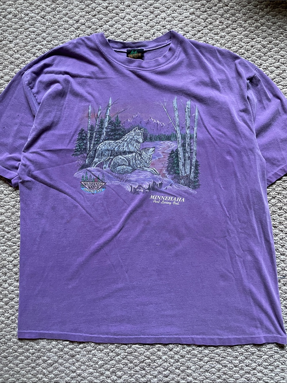 Vintage Wolf single stitch t shirt